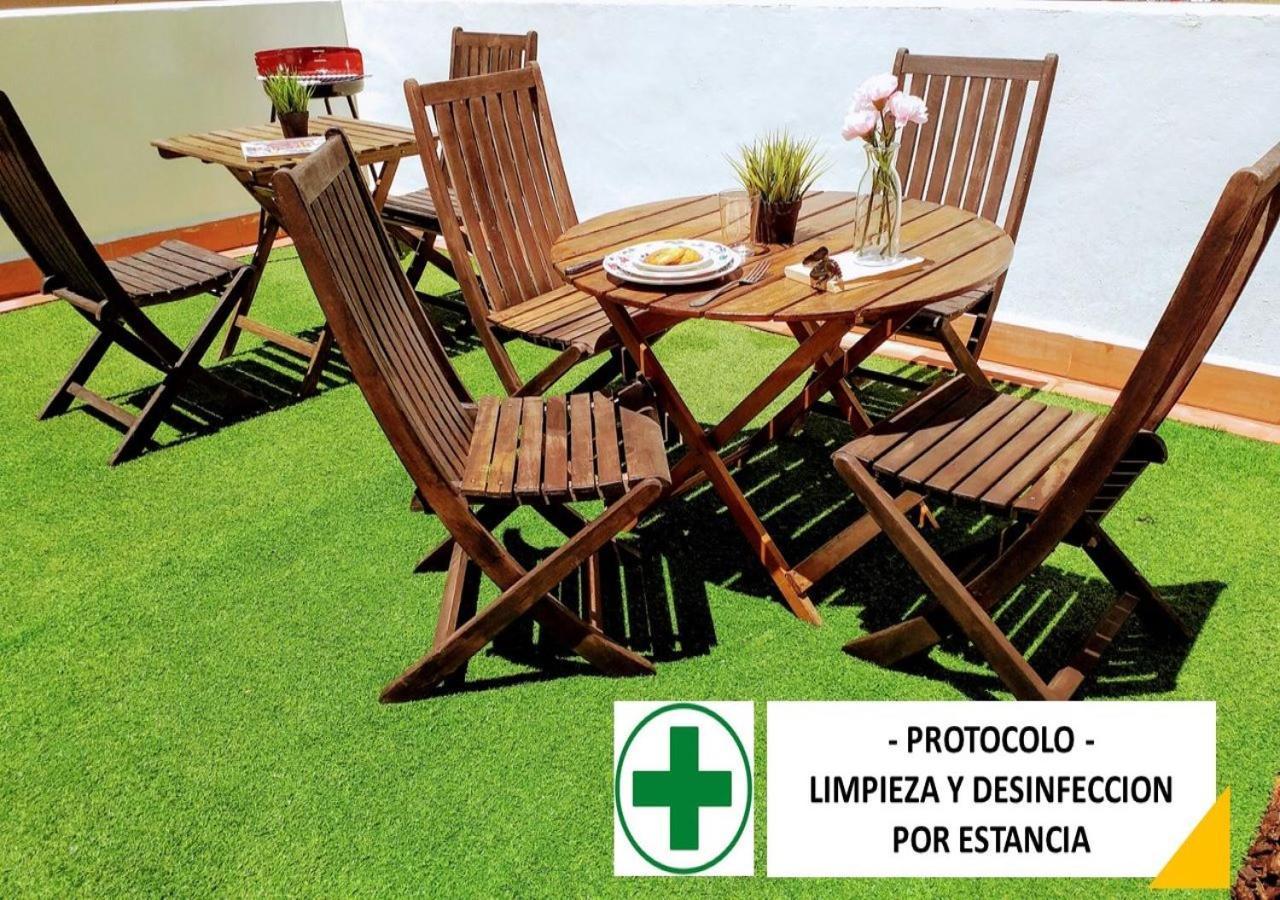 Large Apartment With Large And Sunny Terrace - Garden & Outdoor Gym , Alicante Center Esterno foto